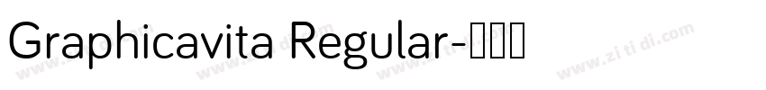 Graphicavita Regular字体转换
